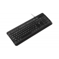 Клавиатура 2E KS120 White backlight USB Black (2E-KS120UB) Diawest