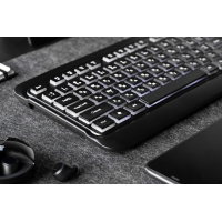 Клавиатура 2E KS120 White backlight USB Black (2E-KS120UB) Diawest