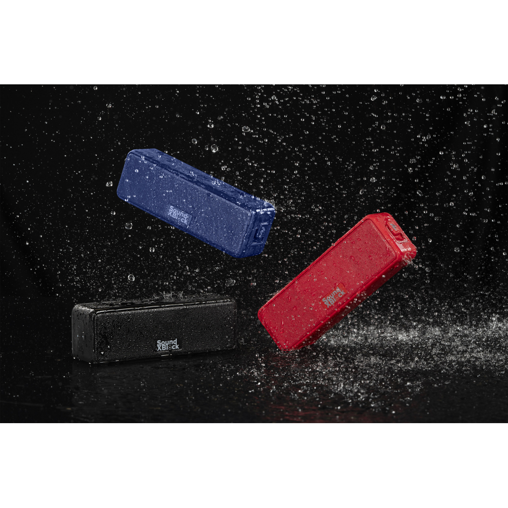 Акустична система 2E SoundXBlock TWS MP3 Wireless Waterproof Red (2E-BSSXBWRD) Diawest