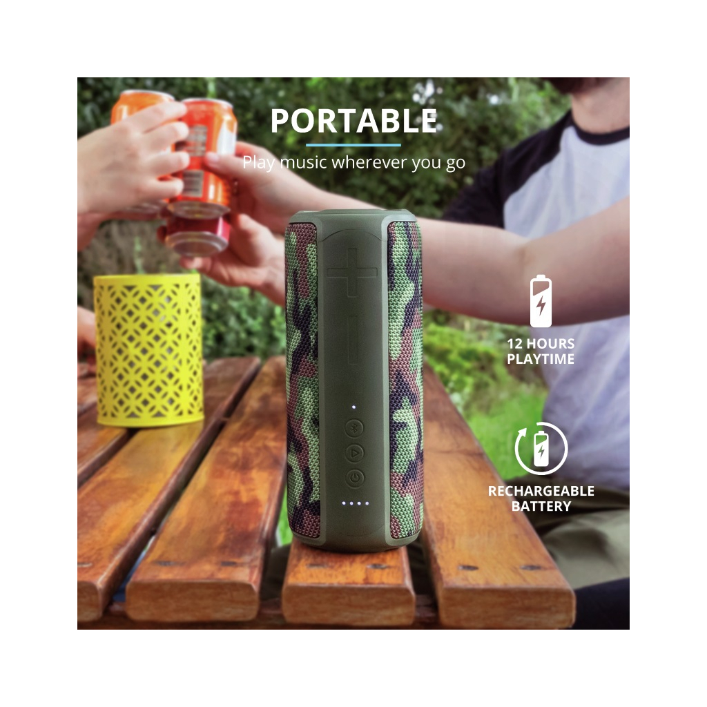 Акустическая система Trust Caro Max Powerful Bluetooth Speaker Camo (23960) Diawest