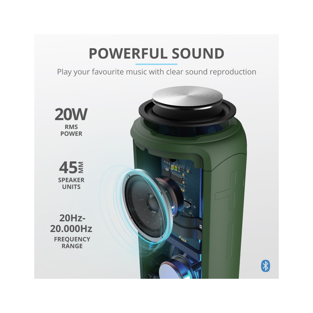 Акустическая система Trust Caro Max Powerful Bluetooth Speaker Camo (23960) Diawest