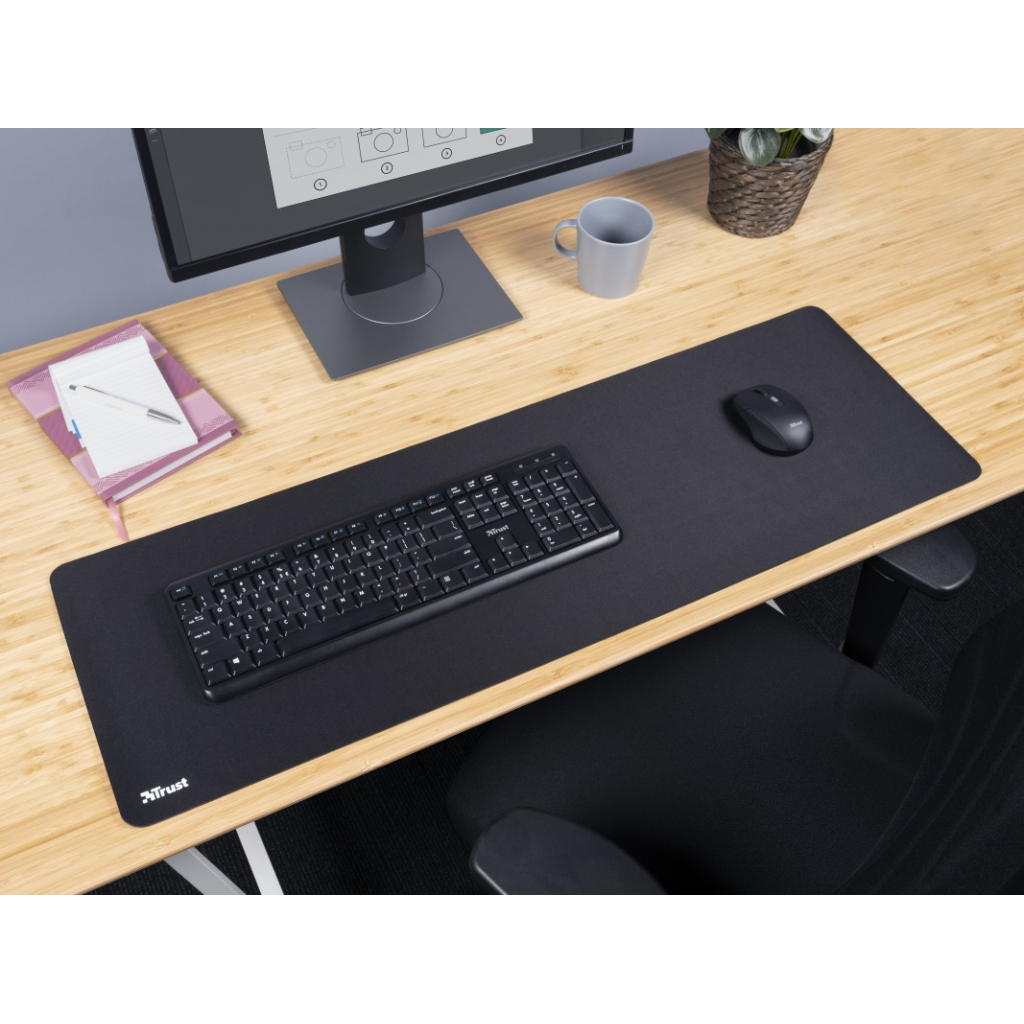 Коврик для мышки Trust Mouse Pad XXL Black (24194) Diawest