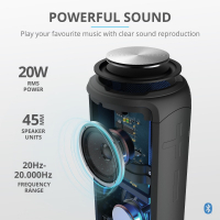 Акустическая система Trust Caro Max Powerful Bluetooth Speaker Black (23833) Diawest