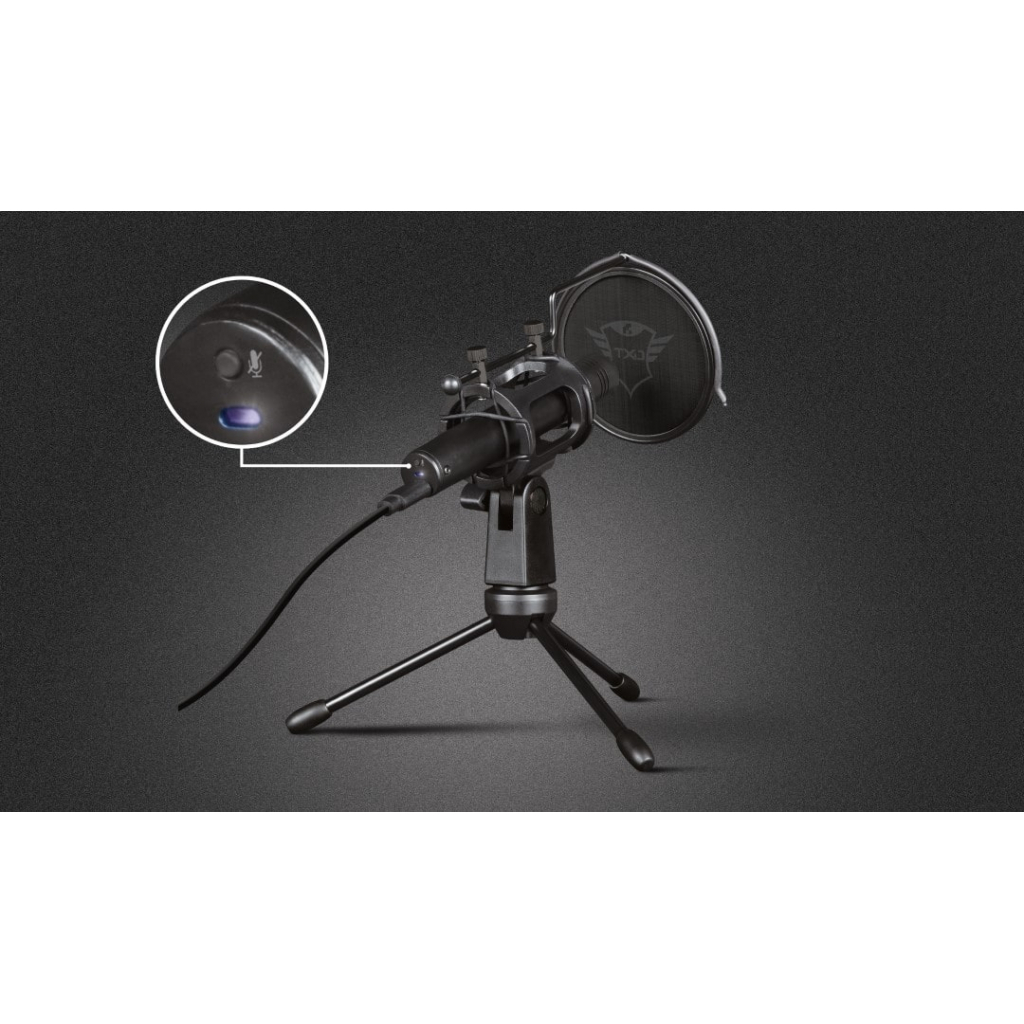 Мікрофон Trust GXT 241 Velica USB Black (24182) Diawest