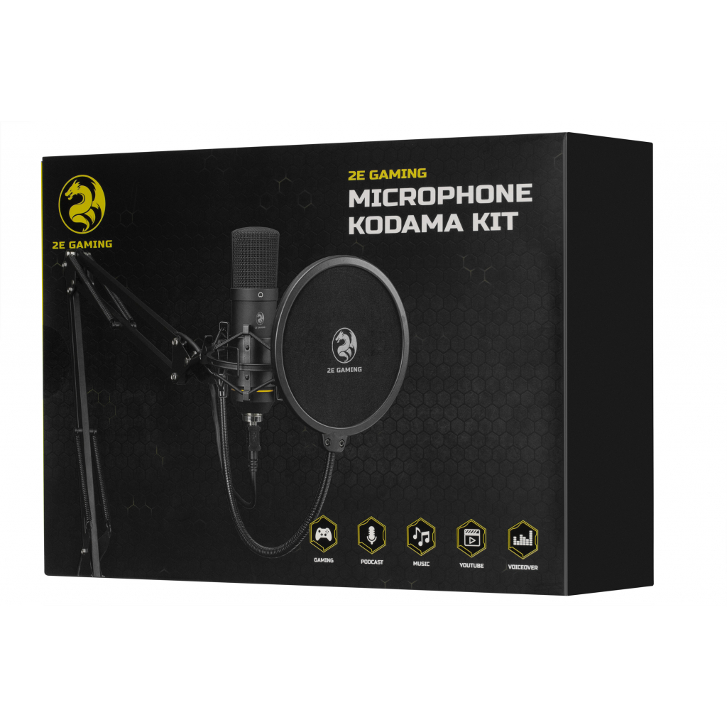 Мікрофон 2E Gaming Kodama Kit Black (2E-MG-STR-KITMIC) Diawest