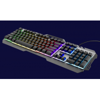 Клавіатура Trust GXT 853 Esca Metal USB Black (23796) Diawest