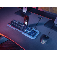 Клавіатура Trust GXT 853 Esca Metal USB Black (23796) Diawest