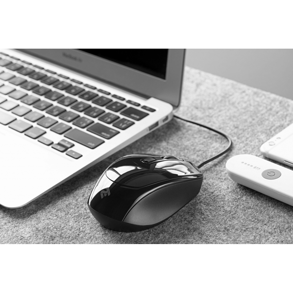 Мышка 2E MF1100 USB Black (2E-MF1100UB) Diawest
