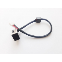 Роз'єм живлення ноутбука з кабелем Dell PJ801 (7.4x5.0mm+center pin) 5-pin 15 см (A49124) Diawest