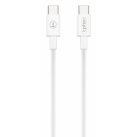 Дата кабель USB Type-C to Type-C 1.0m 3A White T-Phox (T-CC834) Diawest