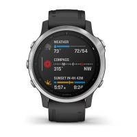 Смарт-годинник Garmin Fenix 6S Silver with Black Band (010-02159-01) Diawest