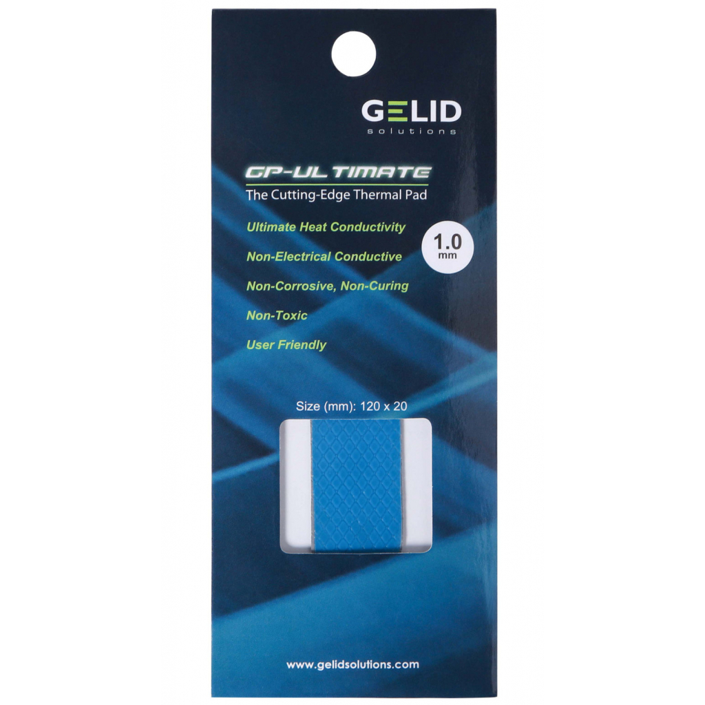 Термопрокладка Gelid Solutions GP-Ultimate 120x20x1.5 mm 2шт (TP-VP04-R-C) Diawest