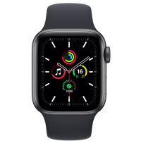 Смарт-годинник Apple Watch SE GPS, 44mm Space Grey Aluminium Case with Midnight S (MKQ63UL/A) Diawest