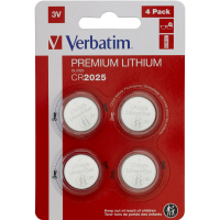 Батарейка Verbatim CR 2025 Lithium 3V * 4 (49532) Diawest