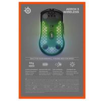 Мышка SteelSeries Aerox 3 Wireless Black (SS62604) Diawest