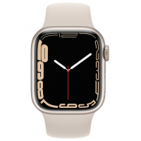 Смарт-годинник Apple Watch Series 7 GPS 41mm Starlight Aluminium Case with Beige (MKMY3UL/A) Diawest