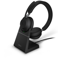 Навушники Jabra Evolve2 65 MS Stereo Stand Black (26599-999-989) Diawest