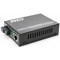 Медиаконвертер RCI 1G, 20km, SC, RJ45, Tx 1310nm standart size metal case (RCI502W-GE-20-A) Diawest