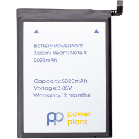 Акумуляторна батарея для телефону PowerPlant Xiaomi Redmi Note 9 (BN54) 5020mAh (SM220403) Diawest