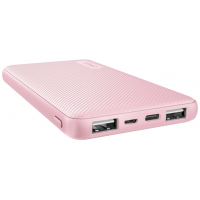 Батарея універсальна Trust Primo 10000 mAh Pink (23897_TRUST) Diawest