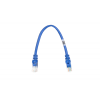 Патч-корд 2E 0.2м, Cat.5e UTP, RJ45, 26AWG ,7/0.16 Cu, PVC, Blue (2E-PC5ECOP-020BL) Diawest