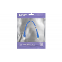 Патч-корд 2E 0.2м, Cat.5e UTP, RJ45, 26AWG ,7/0.16 Cu, PVC, Blue (2E-PC5ECOP-020BL) Diawest