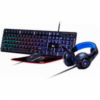 Комплект Gembird GGS-UMGL4-02-UA 4-в-1 RGB Black (GGS-UMGL4-02-UA) Diawest