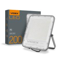 Прожектор Videx LED  PREMIUM 200W 5000K 220V Gray (VL-F2-2005G) Diawest