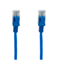 Патч-корд 20м, cat.5e, UTP, CCA, blue Extradigital (KBP1858) Diawest