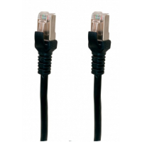 Патч-корд 1.5м, Cat. 6A, FTP, CCA, black Extradigital (KBP1864) Diawest