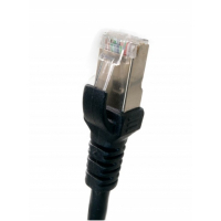 Патч-корд 1.5м, Cat. 6A, FTP, CCA, black Extradigital (KBP1864) Diawest