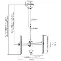 Кронштейн ITech Celb-54SHL Diawest