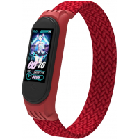 Ремінець до фітнес браслета Extradigital Braided Solo Loop для Xiaomi Mi Band 4/5/6 Red size L (ARM58762) Diawest