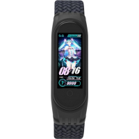 Ремінець до фітнес браслета Extradigital Braided Solo Loop для Xiaomi Mi Band 4/5/6 Charcoal size M (ARM58765) Diawest