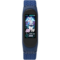 Ремінець до фітнес браслета Extradigital Braided Solo Loop для Xiaomi Mi Band 4/5/6 Blue size L (ARM58758) Diawest