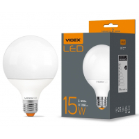 Лампочка Videx G95e 15W E27 3000K (VL-G95e-15273) Diawest