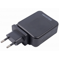 Зарядний пристрій Maxxter 1USB-A + 2USB-C (PD 65W+PD 18W + QC 3.0) (WC-PD65W-01) Diawest