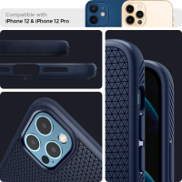 Чехол для моб. телефона Spigen Spigen Apple iPhone 12 /12 Pro Liquid Air, Navy Blue (ACS02250) Diawest
