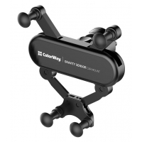 Универсальный автодержатель ColorWay Gravity Sensor Holder Black (CW-CHG11-BK) Diawest
