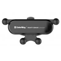 Универсальный автодержатель ColorWay Gravity Sensor Holder Black (CW-CHG11-BK) Diawest
