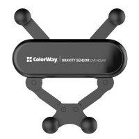 Универсальный автодержатель ColorWay Gravity Sensor Holder Black (CW-CHG11-BK) Diawest