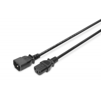 Кабель живлення C13 to C14 1.2m Digitus (AK-440201-012-S) Diawest