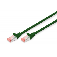 Патч-корд 3м, CAT 6 S-FTP, AWG 27/7, LSZH, green Digitus (DK-1644-030/G) Diawest