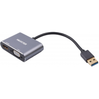 Переходник Maxxter USB to HDMI/VGA (V-AM-HDMI-VGA) Diawest