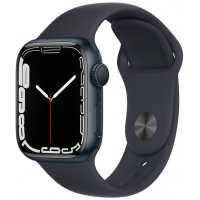 Смарт-часы Apple Watch Series 7 GPS 41mm Midnight Aluminium Case with Black S (MKMX3UL/A) Diawest