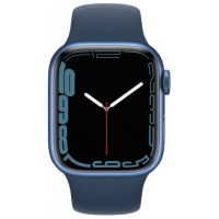 Смарт-часы Apple Watch Series 7 GPS 41mm Blue Aluminium Case with Deep Navy S (MKN13UL/A) Diawest