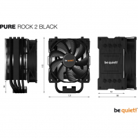 Кулер для процессора Be quiet! Pure Rock 2 Black (BK007) Diawest