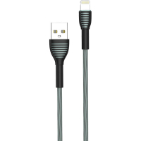 Дата кабель USB 2.0 AM to Lightning 1.0m ColorWay (CW-CBUL041-GR) Diawest