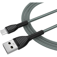 Дата кабель USB 2.0 AM to Micro 5P 1.0m ColorWay (CW-CBUM041-GR) Diawest