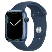 Смарт-часы Apple Watch Series 7 GPS 45mm Blue Aluminium Case with Deep Navy S (MKN83UL/A) Diawest